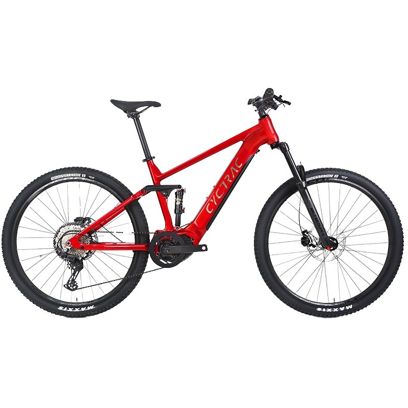 48V 250W Electric Carbon Fiber EM6 Mountain Bike Octagon Center Motor 12-Speed Shimano Derailleur Disc Brake 29-Inch Tire Width