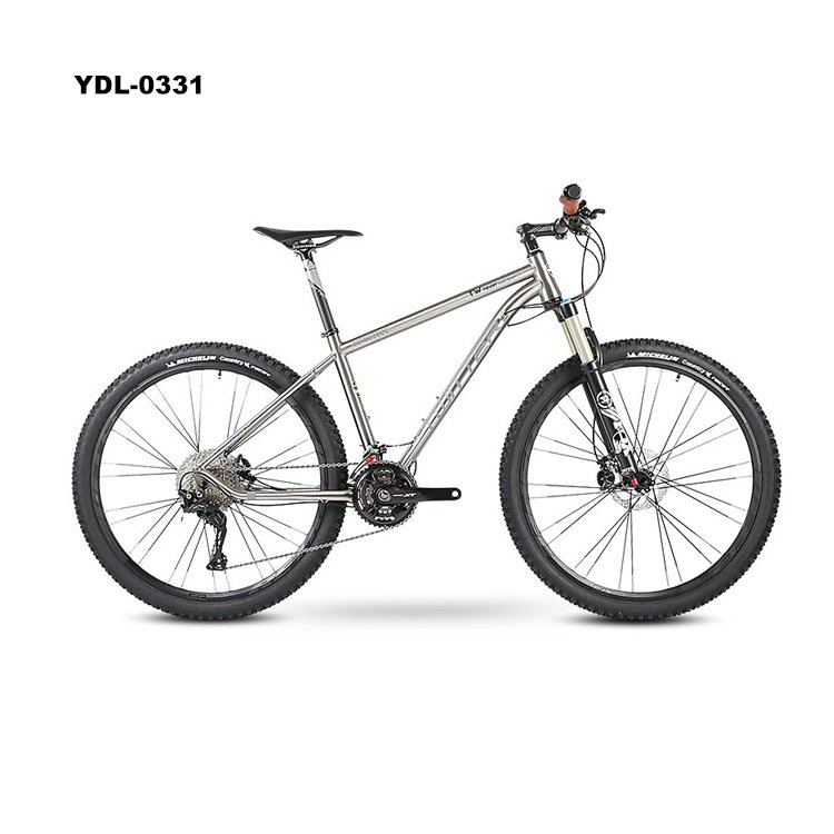 27.5Inch Double Disc Mountain Bike 30-Speed Titanium Alloy Mountain Bike