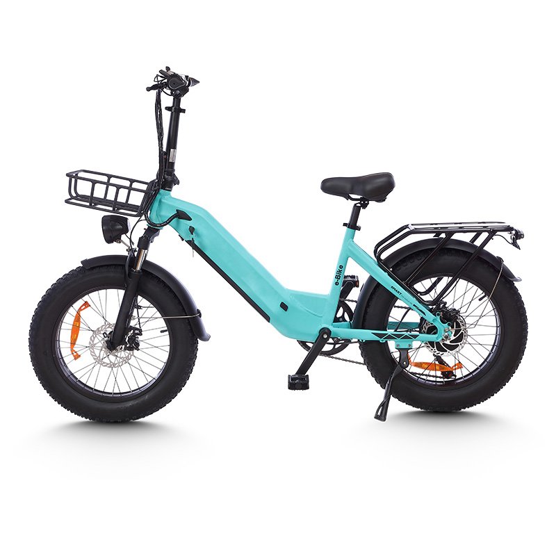 MZ-9 US EU Warehouse 48V 500W 750W Adult E Bike 20 Inch Fat Tyre Full Suspension Ebike Folding Electric City Bike Fatbike