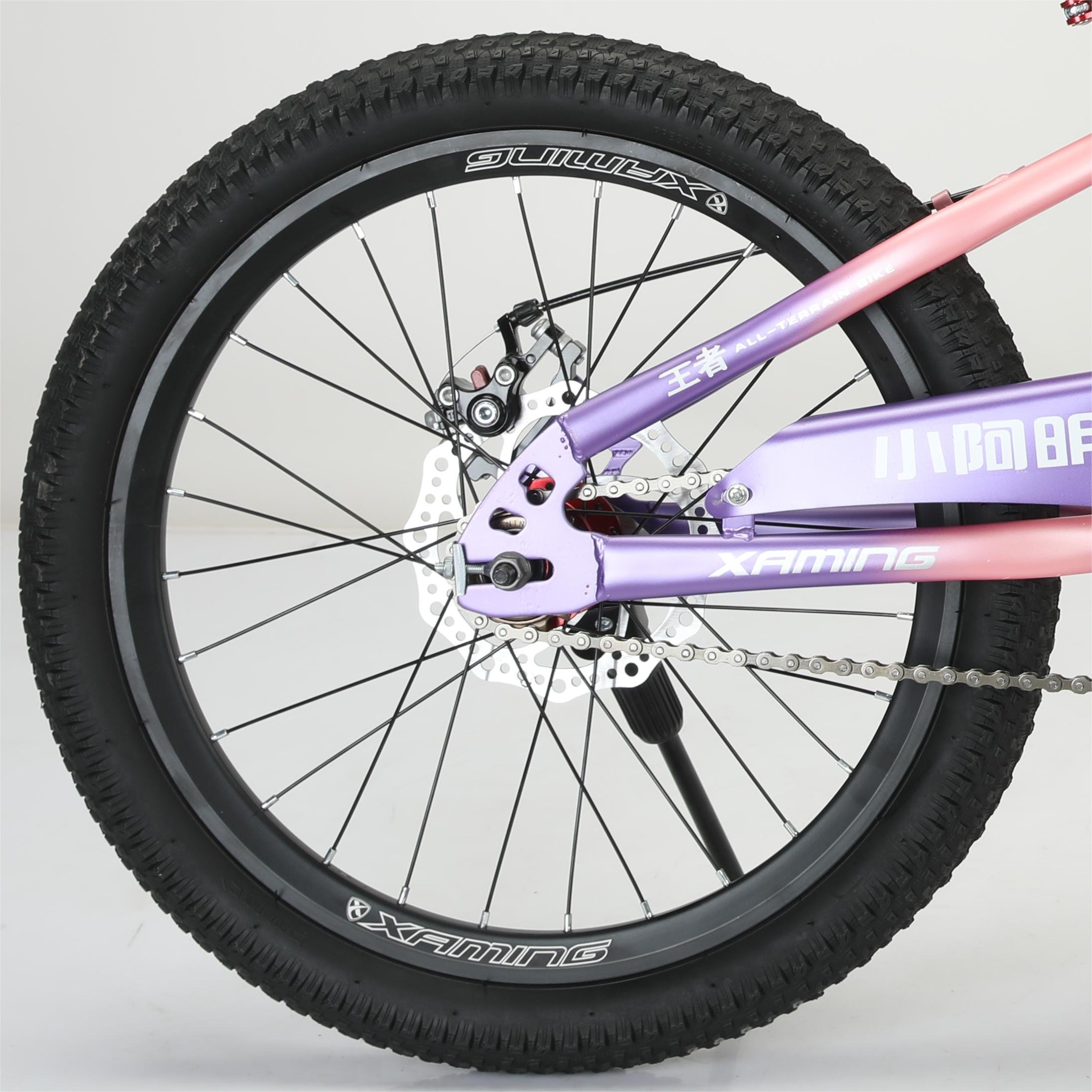 WANGZHE Hot sale 18-22 inch steel mountain bike with suspension fork for children