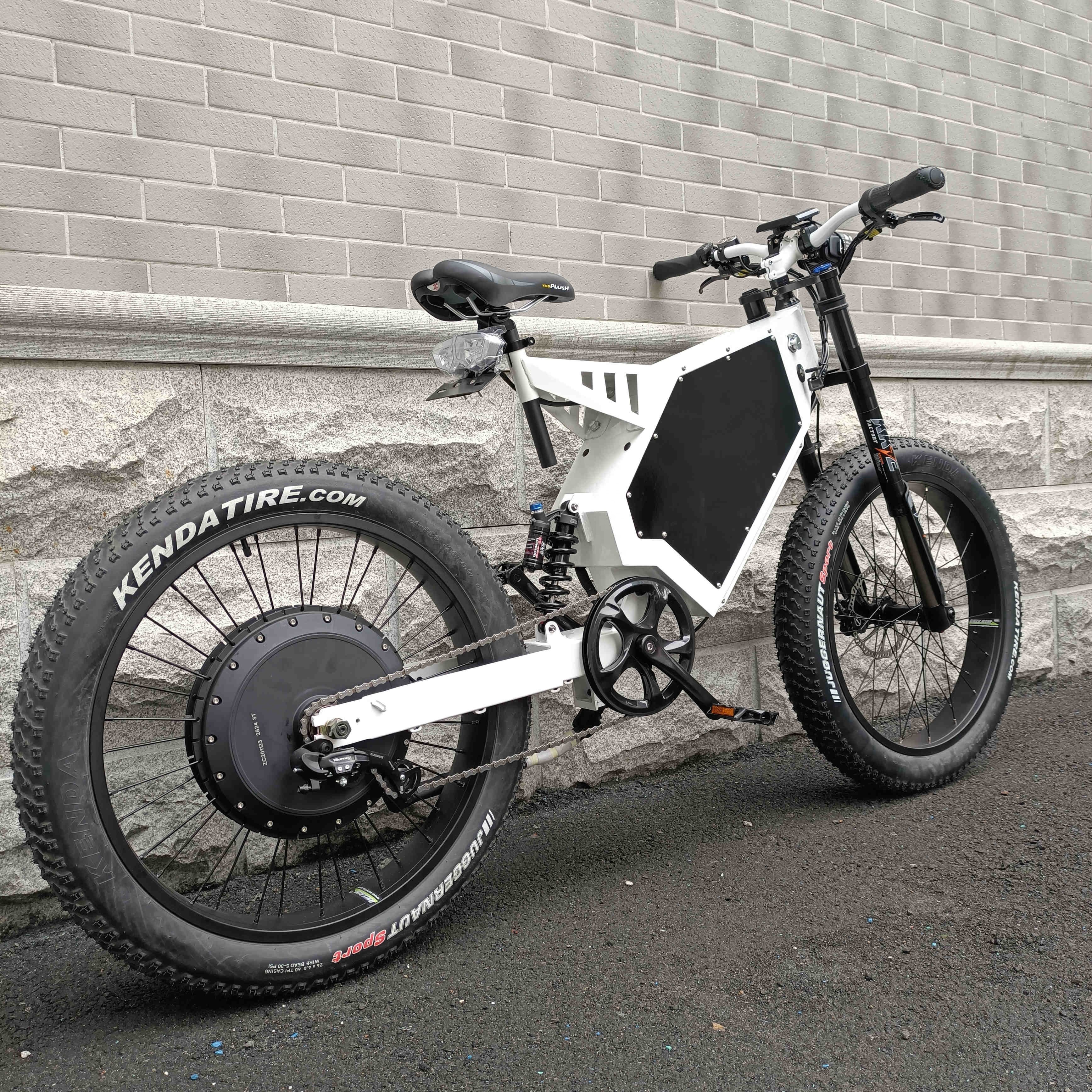 15000 72v electric city bike 15kw electric bicycle fatbike red 26*4.0 wheels with anti puncture fat tire