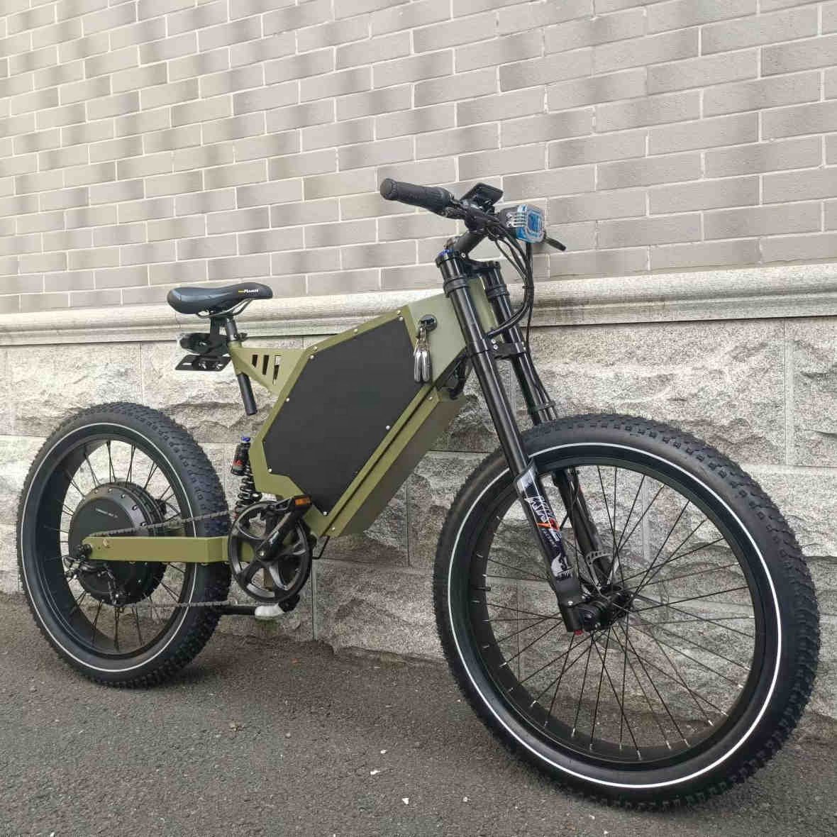 15000 72v electric city bike 15kw electric bicycle fatbike red 26*4.0 wheels with anti puncture fat tire