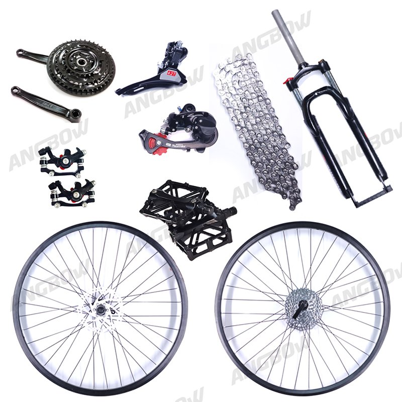 27.5*2.35 tire size mountain bike 24 speed aluminum alloy light MTB DIY bike