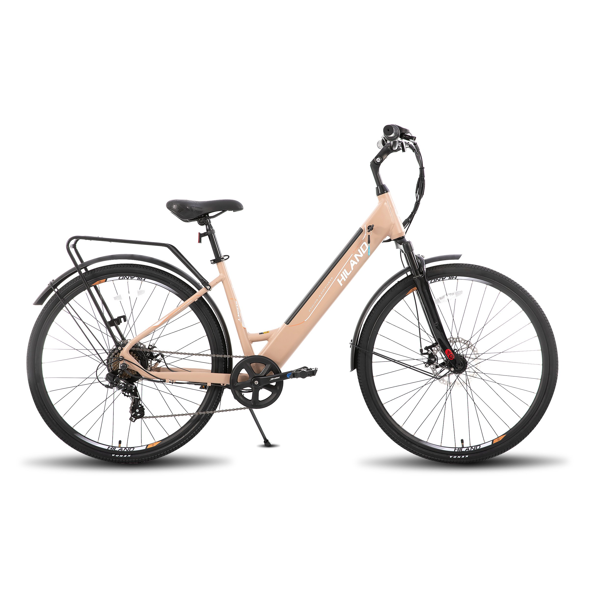 JOYKIE EU warehouse 7 speed aluminum step thru electric bike 250 watt 36 volt battery power electric city bike