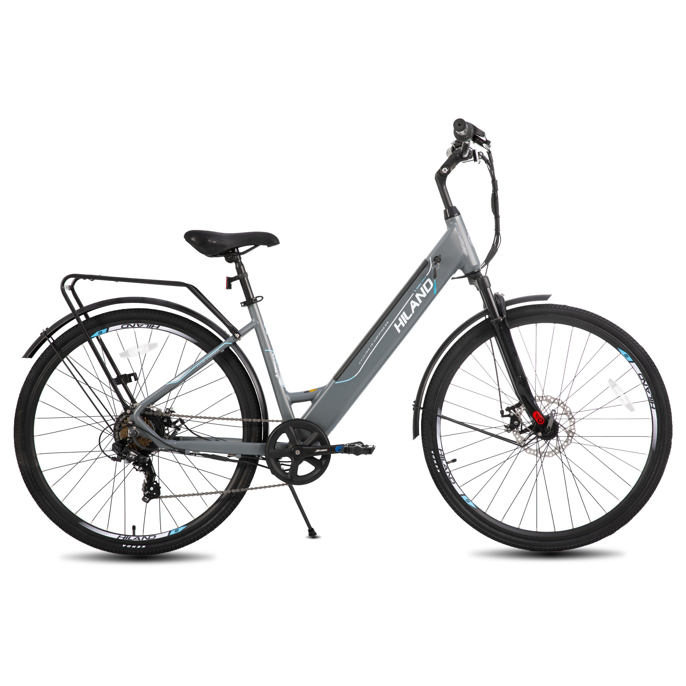 JOYKIE EU warehouse 7 speed aluminum step thru electric bike 250 watt 36 volt battery power electric city bike