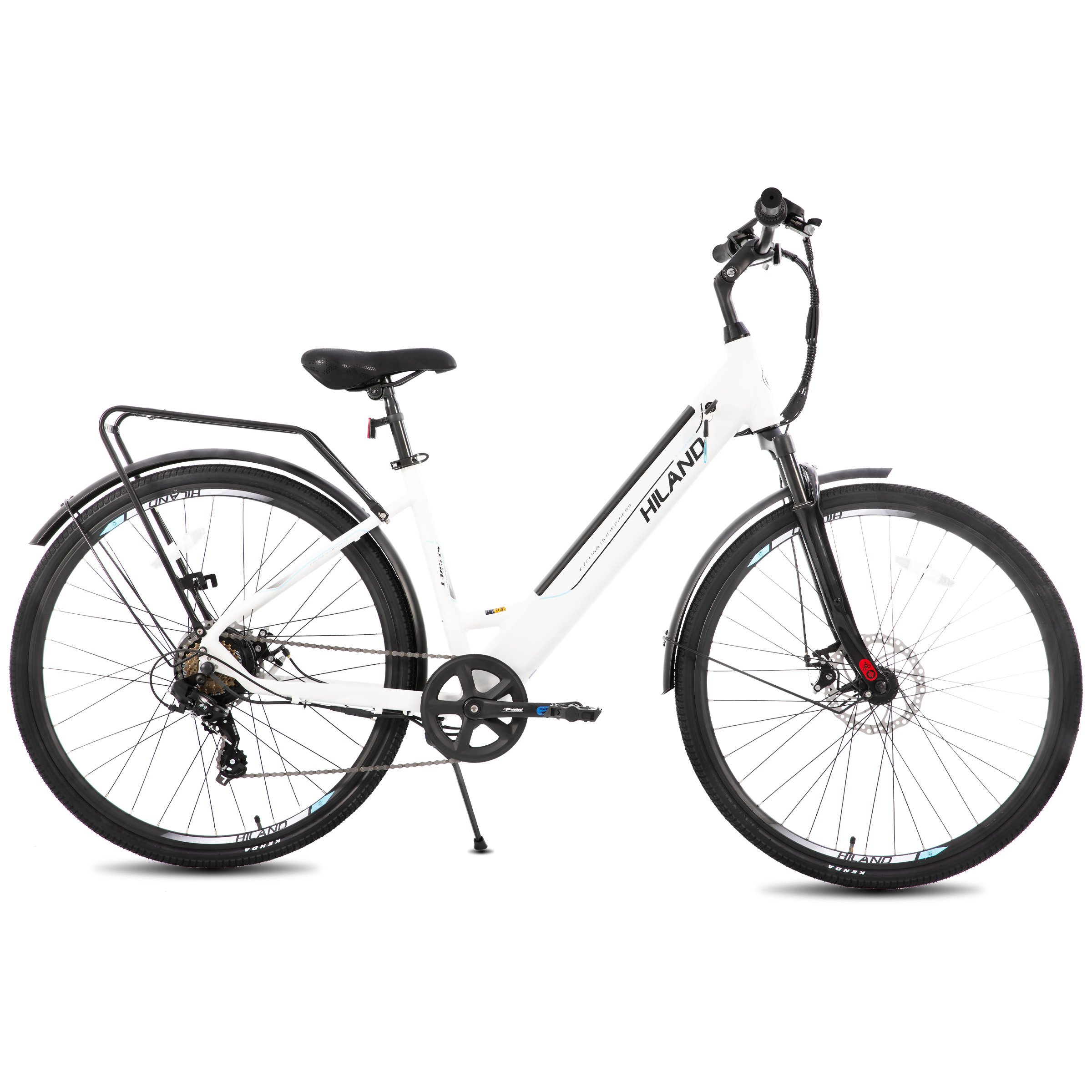 JOYKIE EU warehouse 7 speed aluminum step thru electric bike 250 watt 36 volt battery power electric city bike