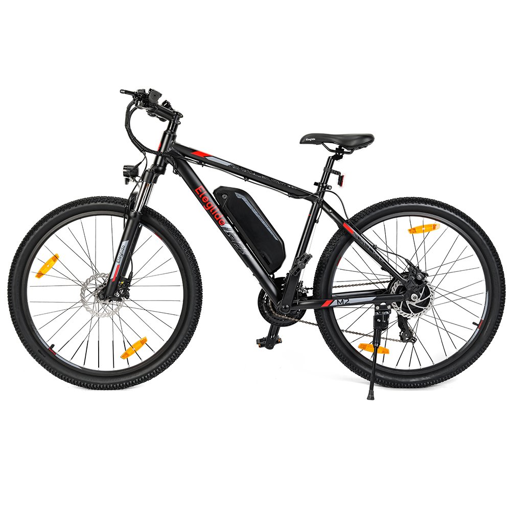 Eleglide M2 27.5 x 18 Electric Moped Bike 36V 15AH 250W Electric City Bike Fat Tire Step Thru Electric Bicycle Big Lcd Display