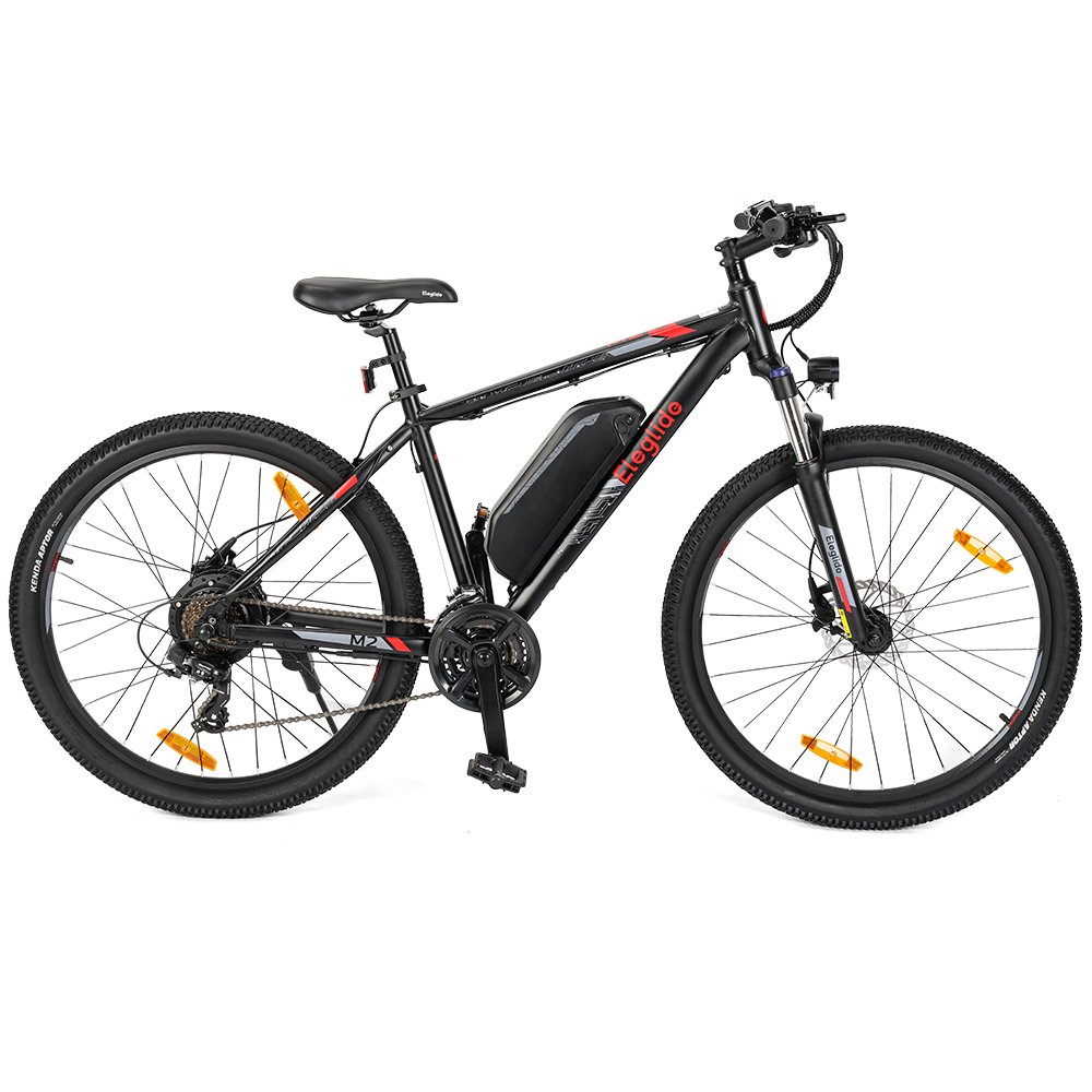 Eleglide M2 27.5 x 18 Electric Moped Bike 36V 15AH 250W Electric City Bike Fat Tire Step Thru Electric Bicycle Big Lcd Display
