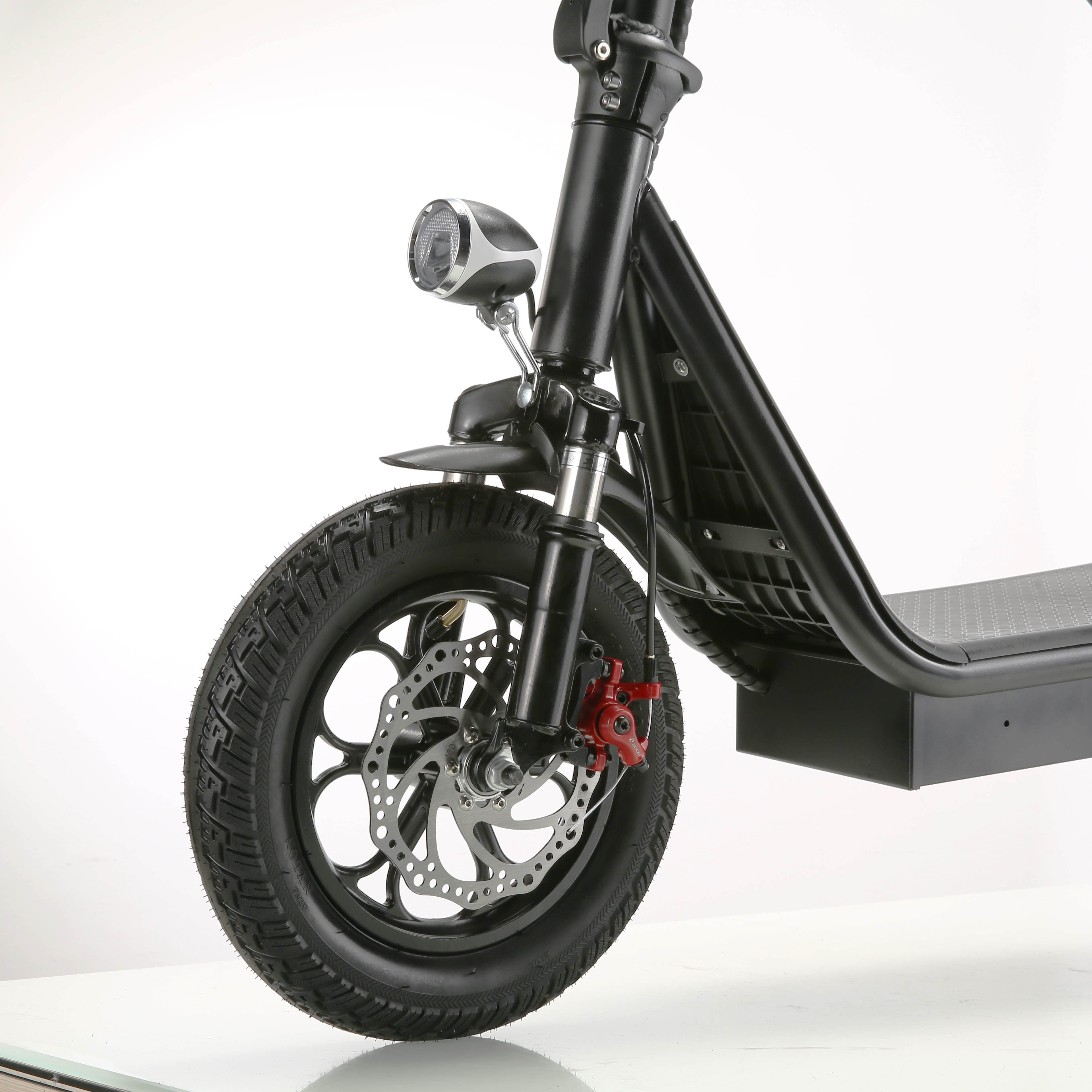 Factory Bike Scooter with basket seat aluminum alloy 500W motor 18650 lithium battery grocery shopping delivery electric scooter