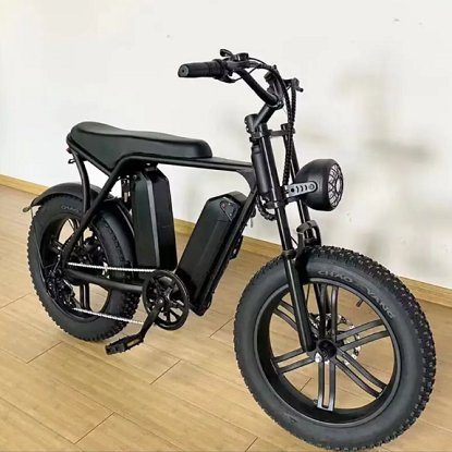 Original Factory OUXI V8 Electric Fat Tire Road Mountain Bike Electric City Bike 1000W E-bike 48V Fat Bike Now For Sale