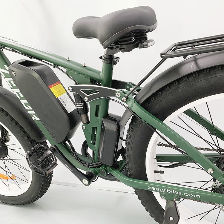 US Warehouse Electric City Fat Tire Bike 52v 22.4ah Aluminum Alloy Dual Motor 2000W Electric road Bike e bike fat tire