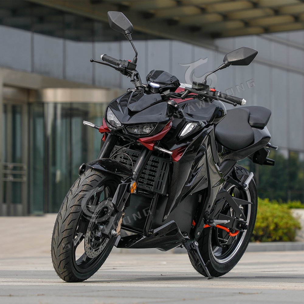 Fashion Super cool 12000w motorbike with lithium battery high speed Sport electric motorcycle