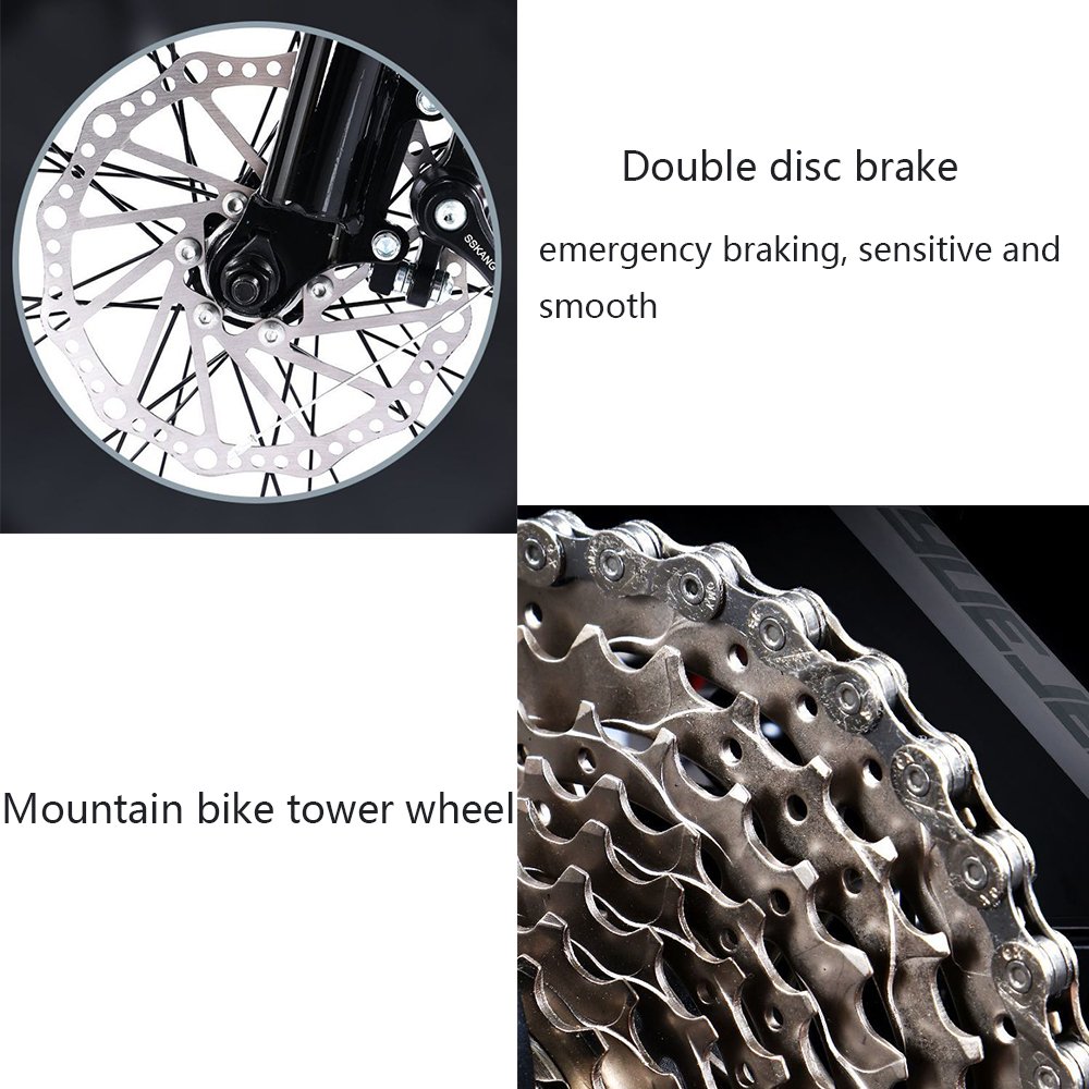 MG03 Adult Student 24 Speed Bike Off-road Variable Speed Shock Absorbing Mountain Bicycle
