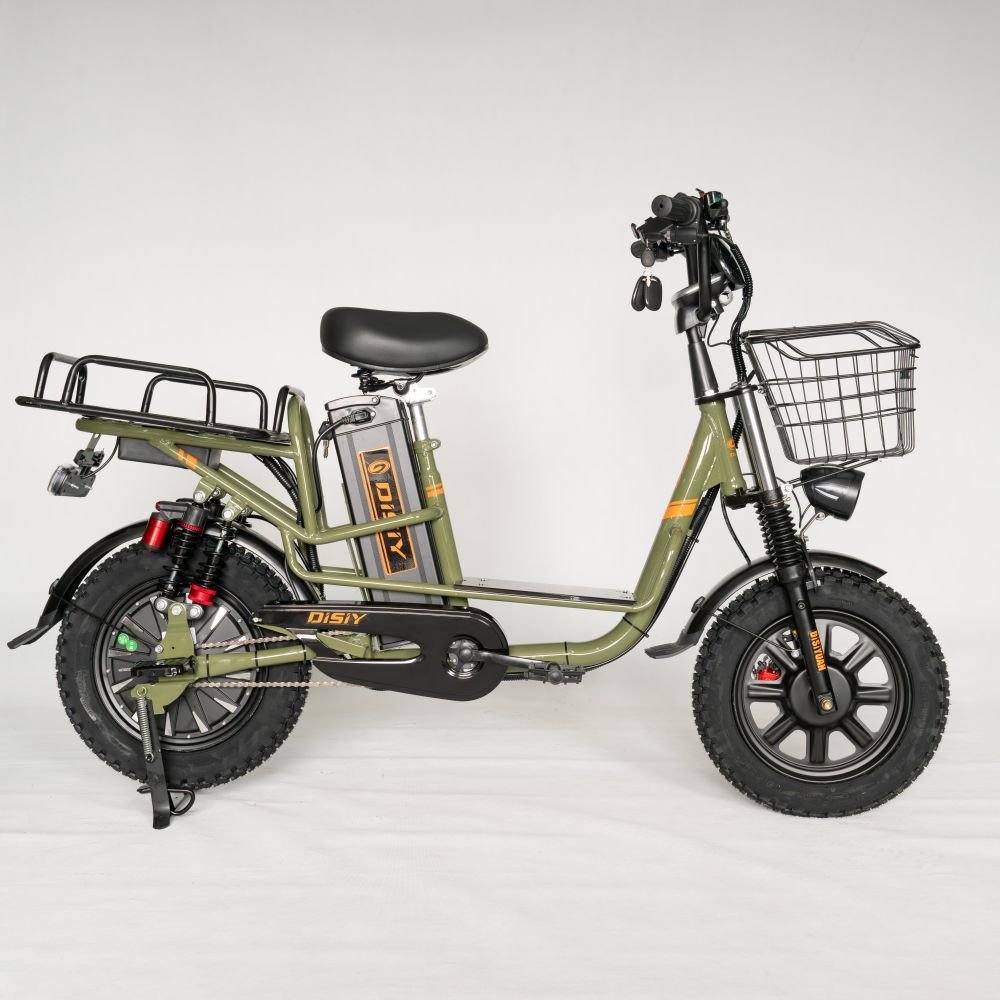 Disiyuan Factory Wholesale Electric Bicycle 350W Food Delivery Electric Cargo Bike city Bike Two-wheeled Electric Scooter