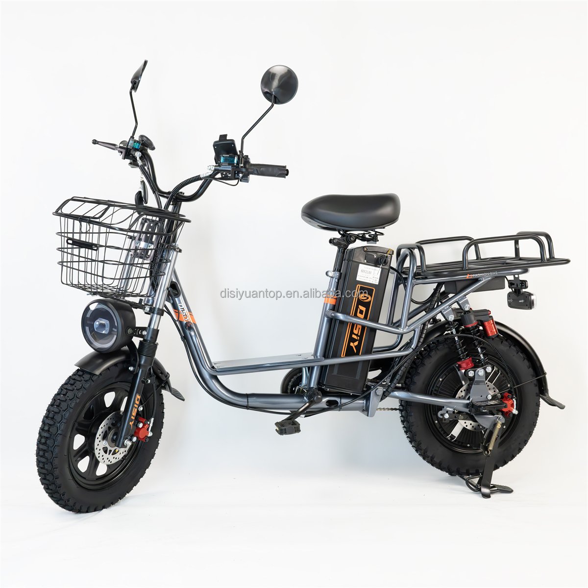 Disiyuan Factory Wholesale Electric Bicycle 350W Food Delivery Electric Cargo Bike city Bike Two-wheeled Electric Scooter