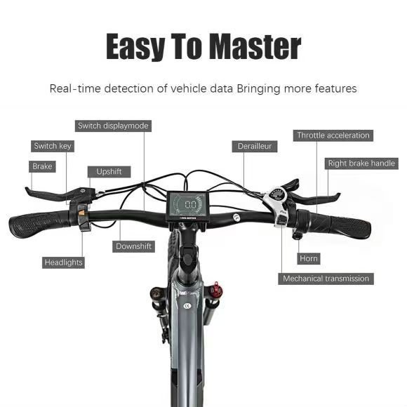 Toodi F26 Eu Warehouse Stock New Popular Electric Fat Tire Bike Electric Bicycle For Adult