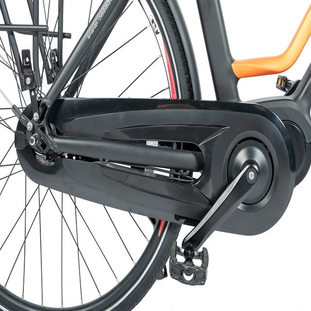 Hot Sale 36V 350W Electric city bike with mid motor women bike for step through