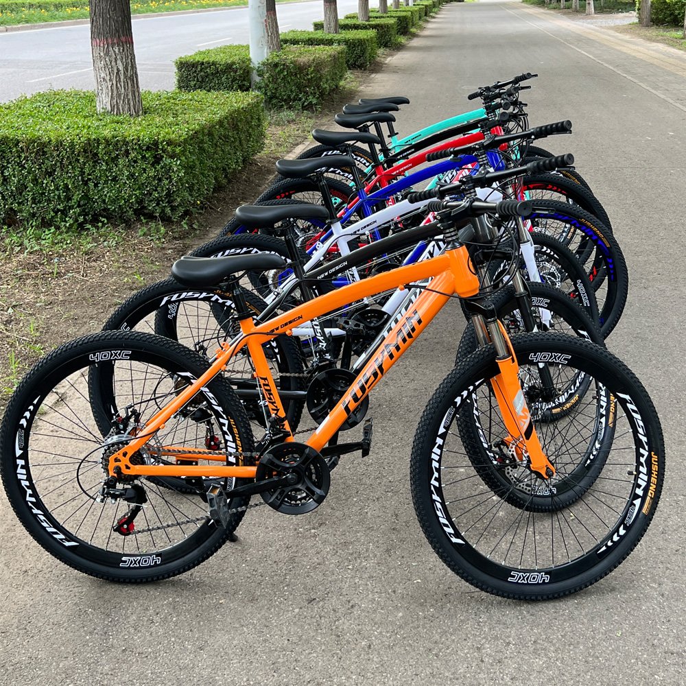 2022 Cheap Price 21/24/27 Speed Mountain Bike Shock Absorption Racing Bike Carbon Steel Frame 26 Inch Dirt Bicycle MTB