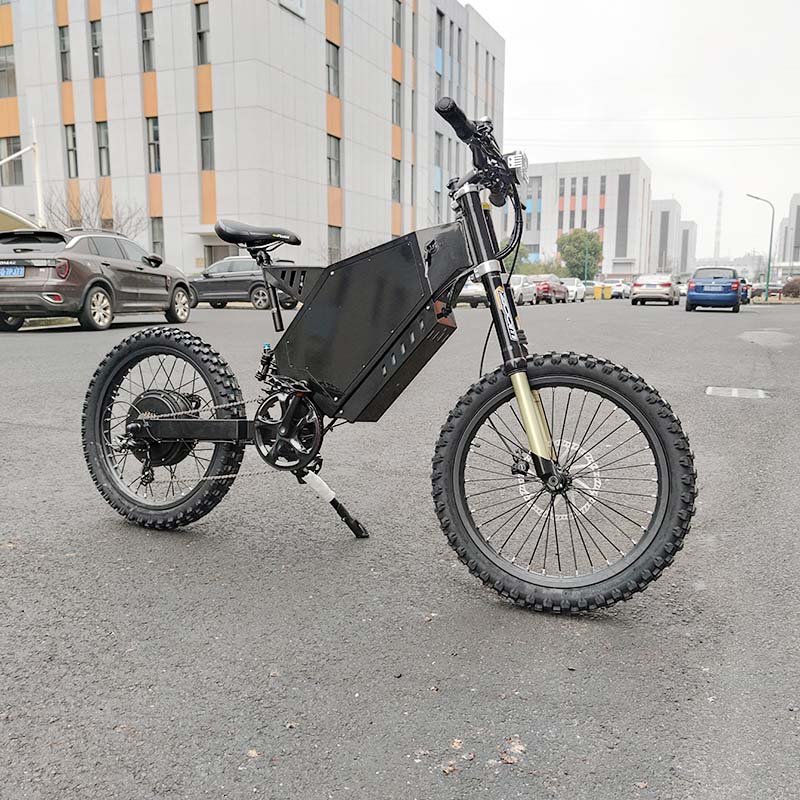 72v 2000w 3000w 8000w 10000w 15000w Long Range Steal-th Bomber Mountain Full Suspension Sports 5000w High Power Electric Bike