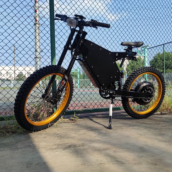 72v 2000w 3000w 8000w 10000w 15000w Long Range Steal-th Bomber Mountain Full Suspension Sports 5000w High Power Electric Bike