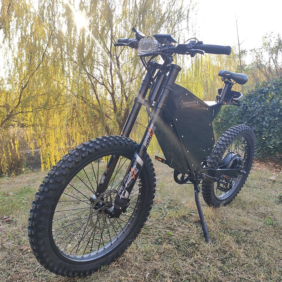 72v 2000w 3000w 8000w 10000w 15000w Long Range Steal-th Bomber Mountain Full Suspension Sports 5000w High Power Electric Bike
