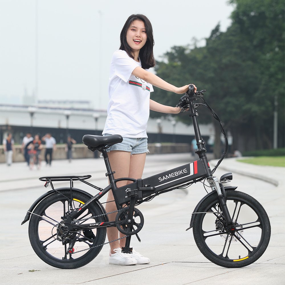 Hot sell 20LVXD30-II 350W Power 1 year warranty OEM 7 speeds SAMEBIKE 20 inch City Ebike foldable best cheap electric bike