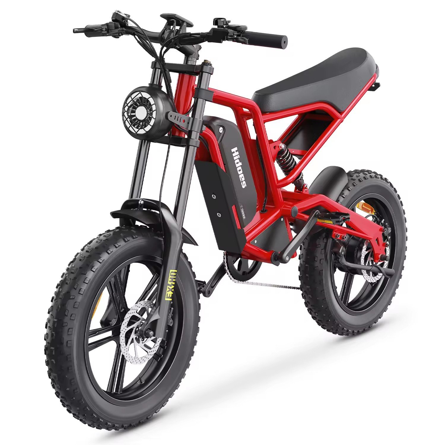 Fat Tire Moped Electric Bike E-Scooter with 1200W Motor Max Speed 50km/h 15.6AH Electric Mountain Bike