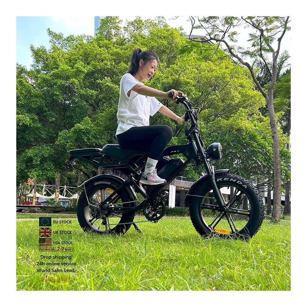 Power Electric Motor electr V20 High Wholesale elektrische fiets Directly Mountain LED Light OEM Frame Battery Time Charging