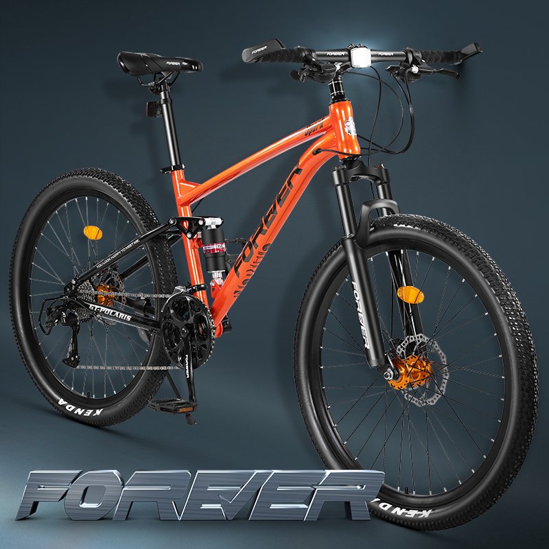 FOREVER 2023 Hot Sale Mountain Bike Alloy 24/26/27.5 inch 21/24/27/30 speed Steel MTB Mountain Bike