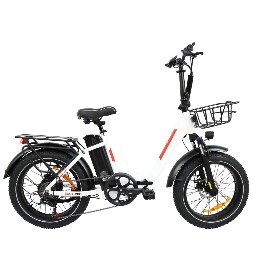 20 Inch Electric Fat Tire Folding Road Lady Bike 500W 13Ah Foldable Fat tyre Bicycle Cheap New Model E Bike Woman EU Warehouse