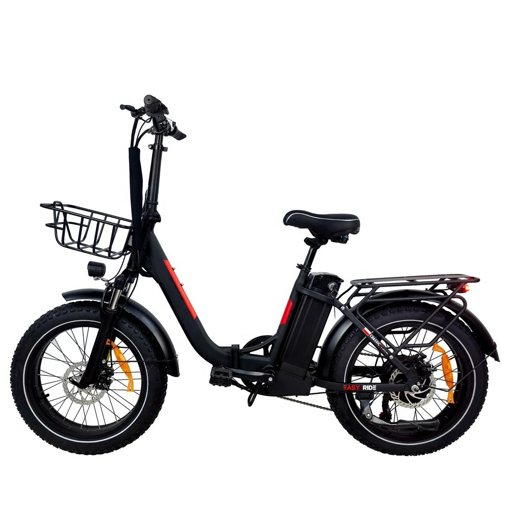 20 Inch Electric Fat Tire Folding Road Lady Bike 500W 13Ah Foldable Fat tyre Bicycle Cheap New Model E Bike Woman EU Warehouse