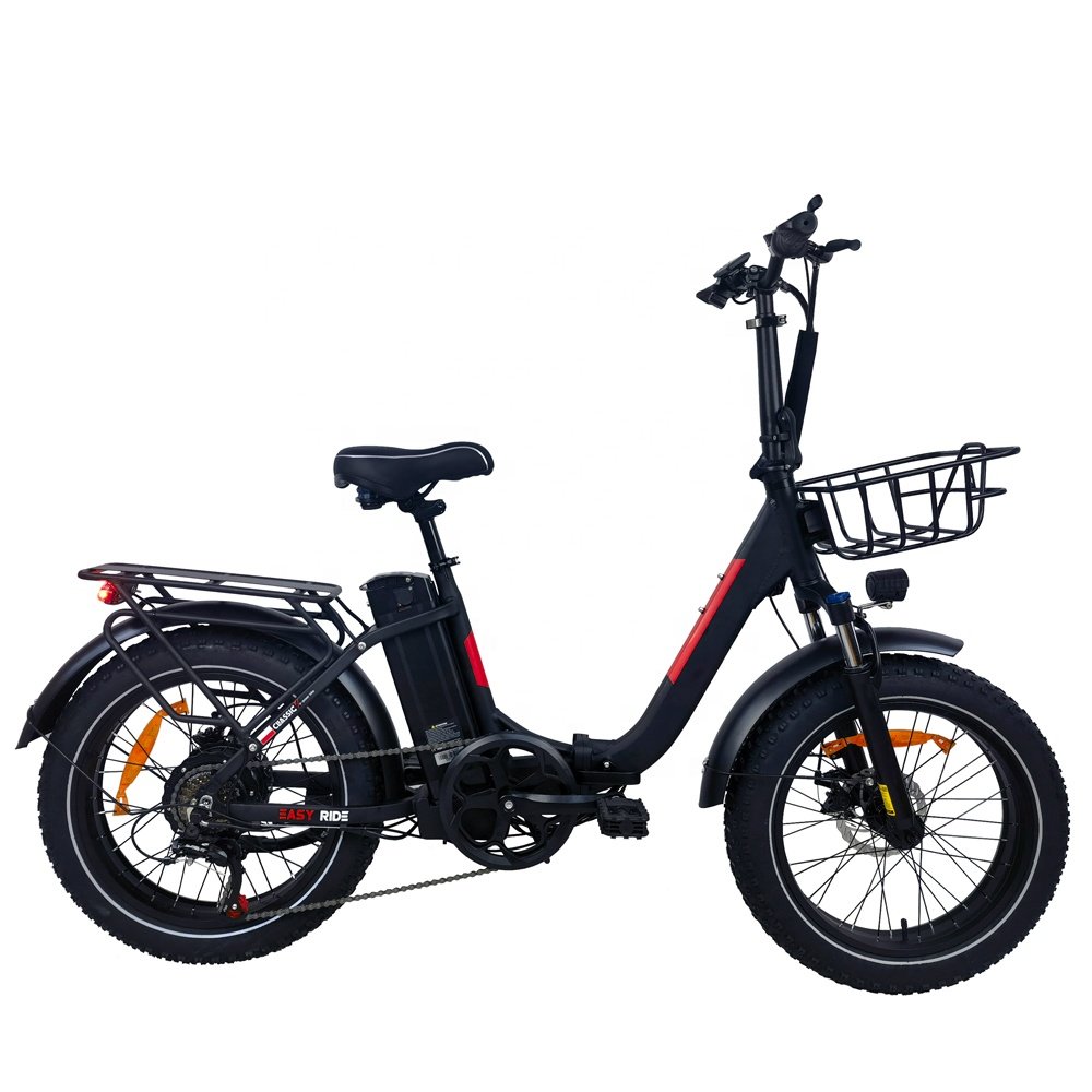 20 Inch Electric Fat Tire Folding Road Lady Bike 500W 13Ah Foldable Fat tyre Bicycle Cheap New Model E Bike Woman EU Warehouse