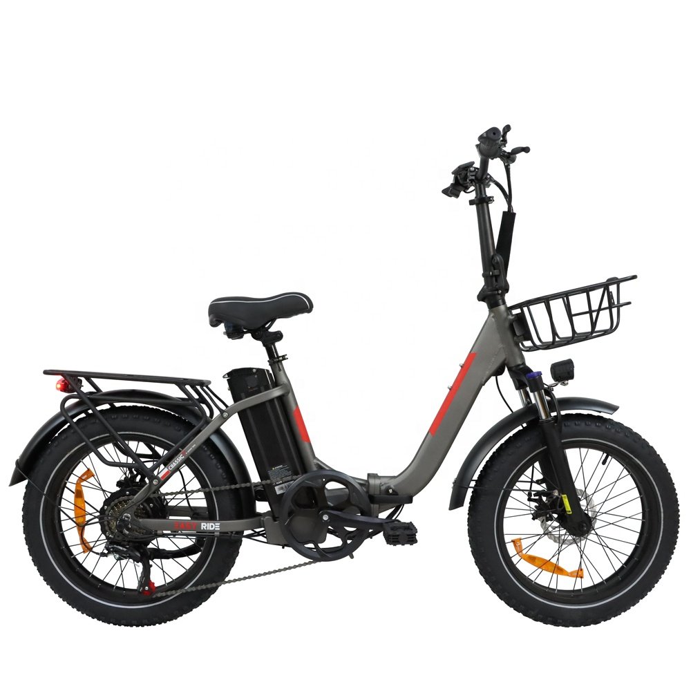 20 Inch Electric Fat Tire Folding Road Lady Bike 500W 13Ah Foldable Fat tyre Bicycle Cheap New Model E Bike Woman EU Warehouse