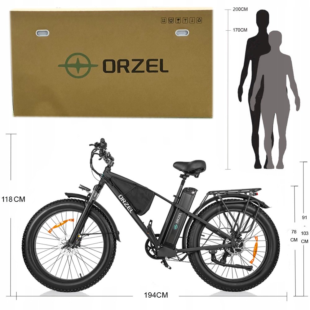 Electric Bike 7 Speed Electric Bike Adult 26 Inch Mountain Electric Bike
