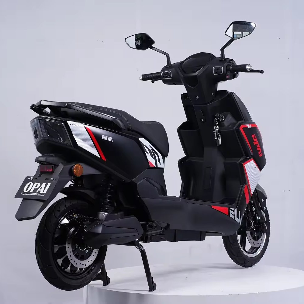 OPAI Electric motorcycle 72V 1200W High Power E Moped Scooter Double 72V 20Ah Lithium Battery Long Range Electric Motorbike