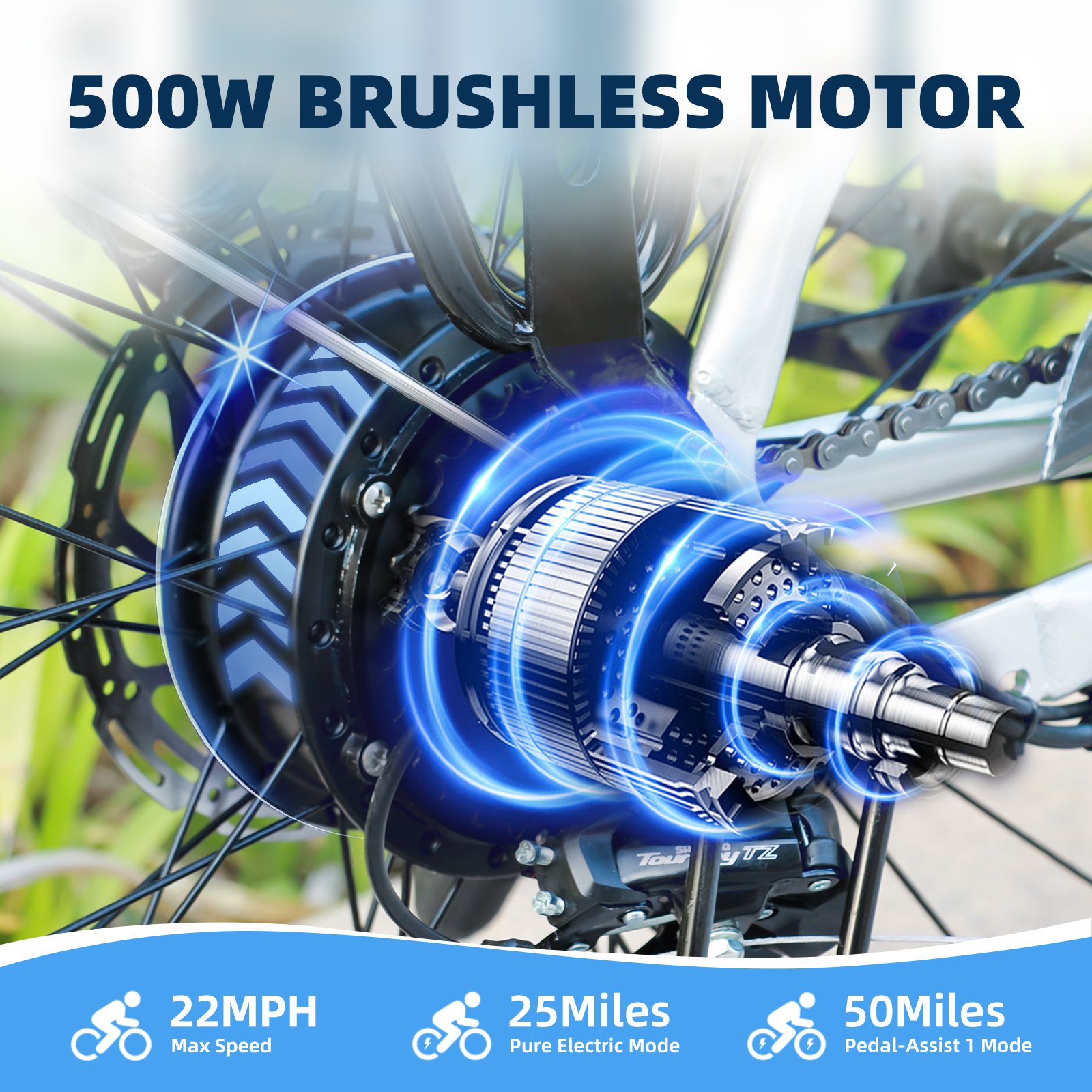 2024 Hot Sale Good Price High Speed Battery Bike Electric City Bike 500W 36V 13AH Urban Ebike Fast Shipping