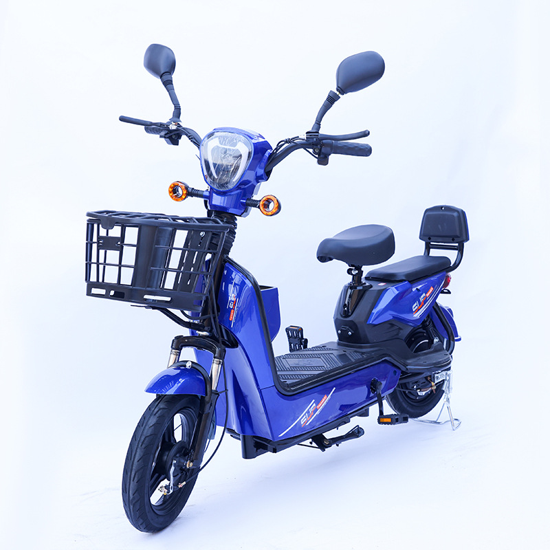 2 Wheel Electric Bicycle 14 Inch 48v 350w Electric Motorcycle City Electric Bike For Men And Women Fat Tire Bike