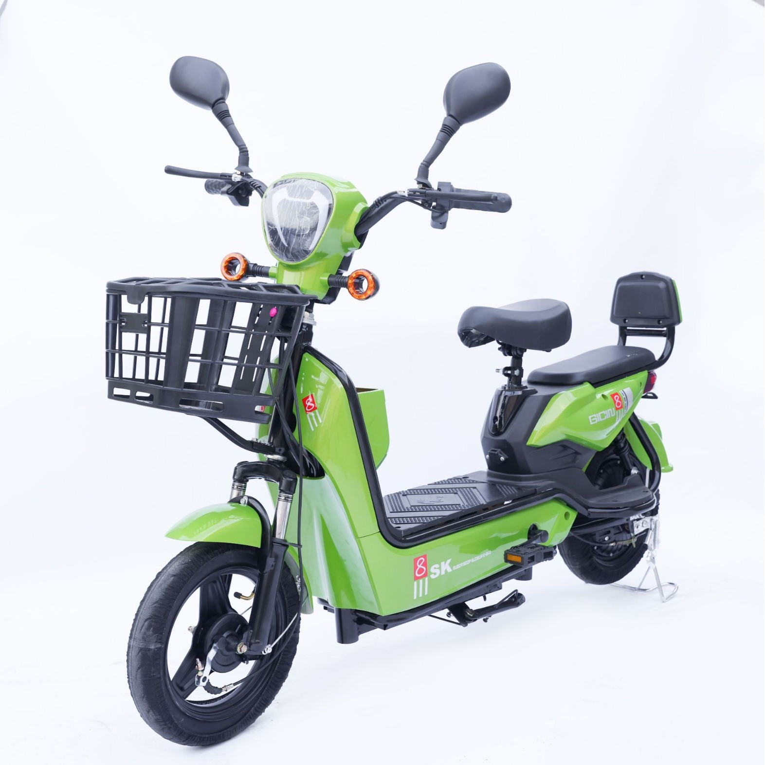 2 Wheel Electric Bicycle 14 Inch 48v 350w Electric Motorcycle City Electric Bike For Men And Women Fat Tire Bike