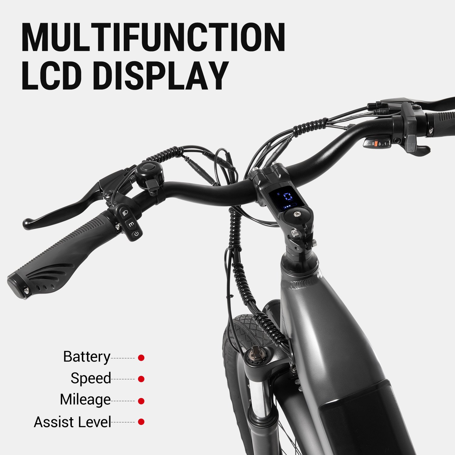 Factory sale 26 inch aluminum alloy 36v 10ah lithium battery electric city hybrid bike fat tire electric mountain e bike adult