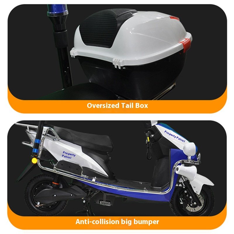 Two wheels electric motorcycle Patrol electric bicycle community security electric patrol pedal electric motorcycle manufacturer