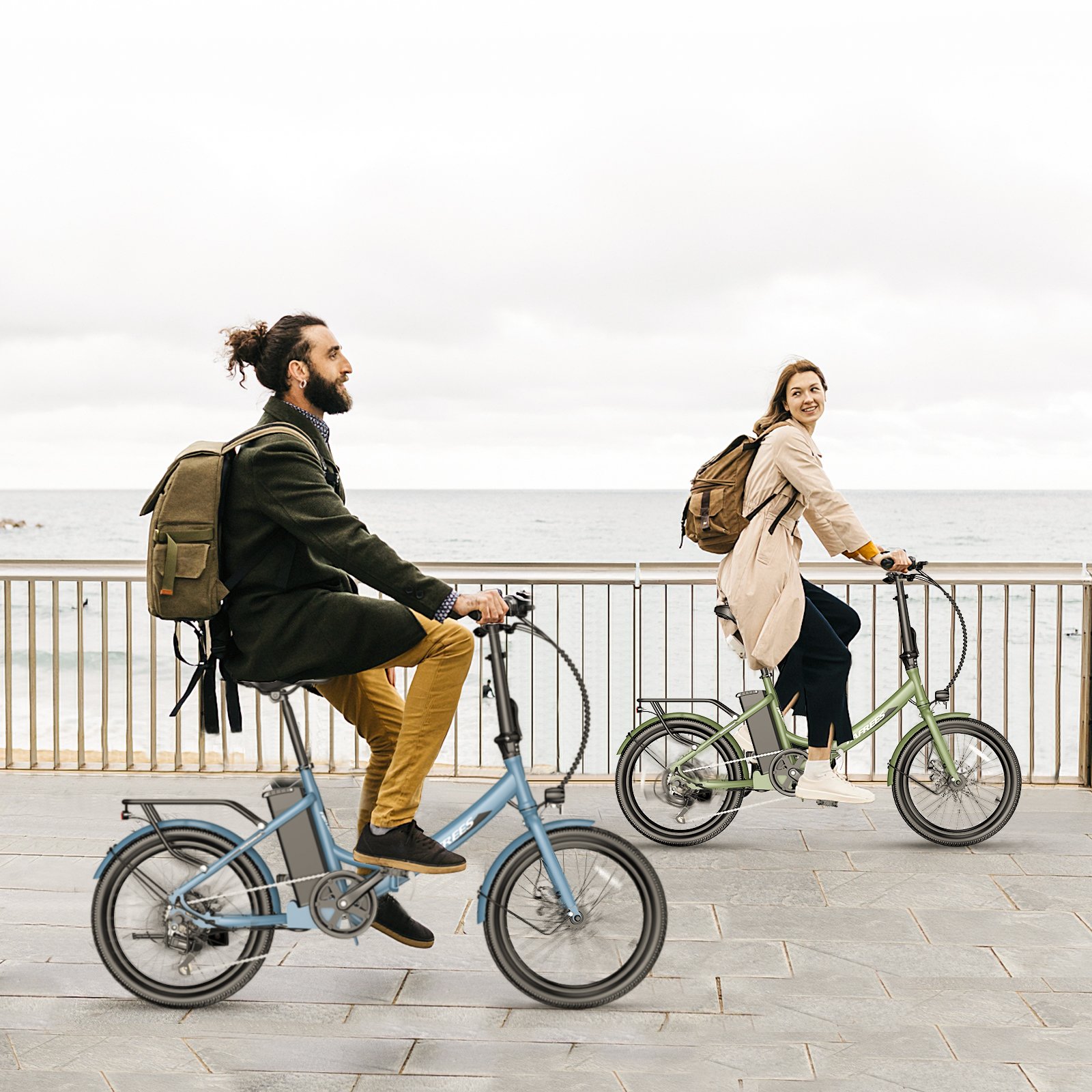 Eu Warehouse FafreesF20 light 250W folding bike 36V 14.5Ah light weight electric city bike