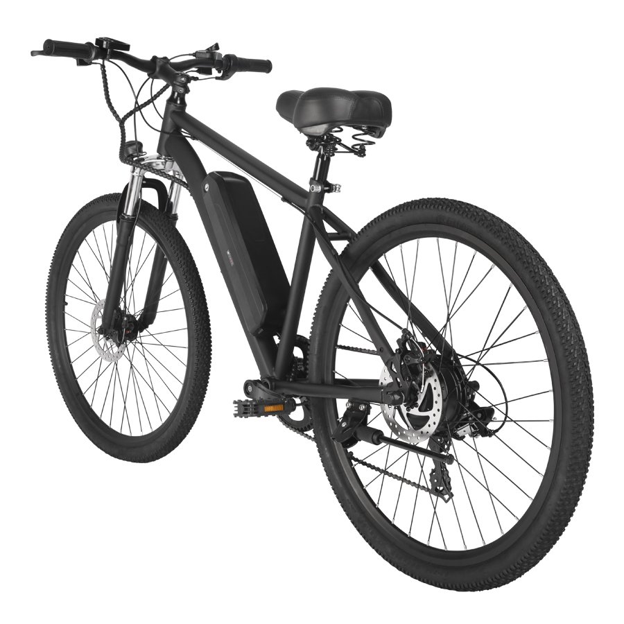 Chinese-Made E12 Mountain Electric City Bike Steel Frame 350W Motor Integrated 36V Lithium Battery 60km Range