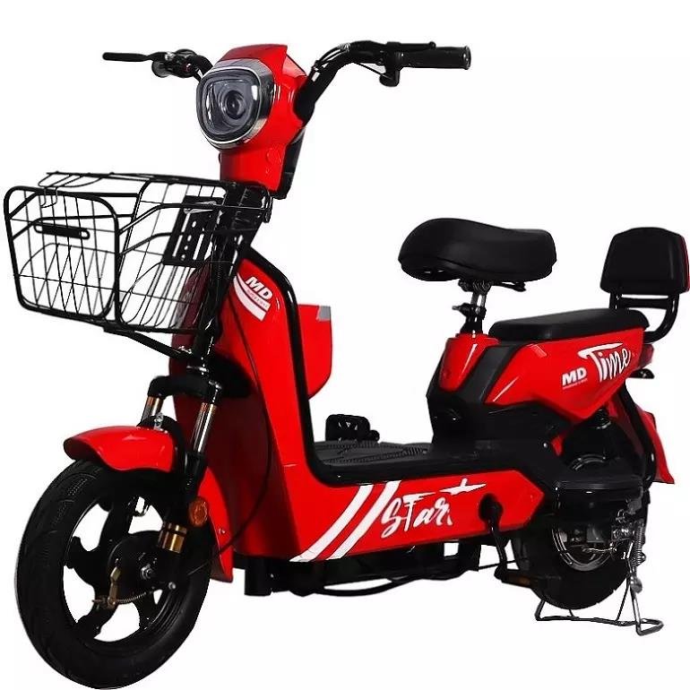 fashionable ckd 48V 350W electric bike scooters 12Ah moped electric motorcycle 30Km/H e bikes for adults electrical bike