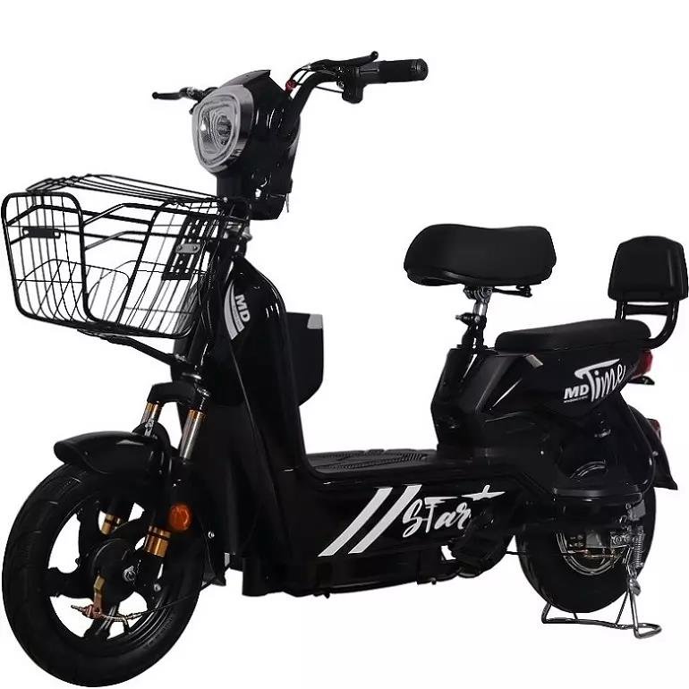 fashionable ckd 48V 350W electric bike scooters 12Ah moped electric motorcycle 30Km/H e bikes for adults electrical bike