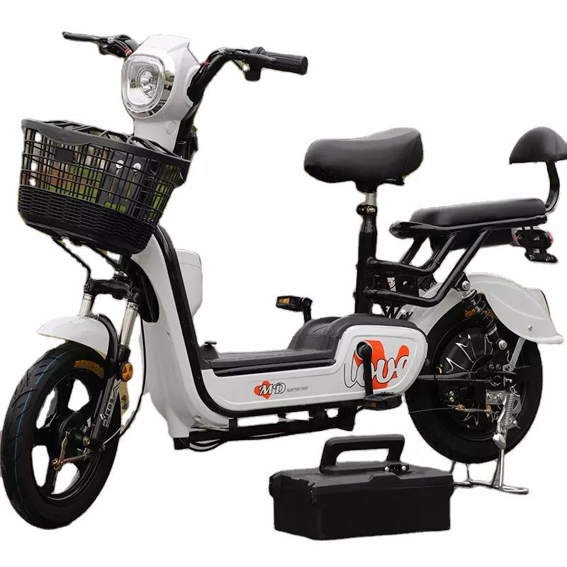 fashionable ckd 48V 350W electric bike scooters 12Ah moped electric motorcycle 30Km/H e bikes for adults electrical bike