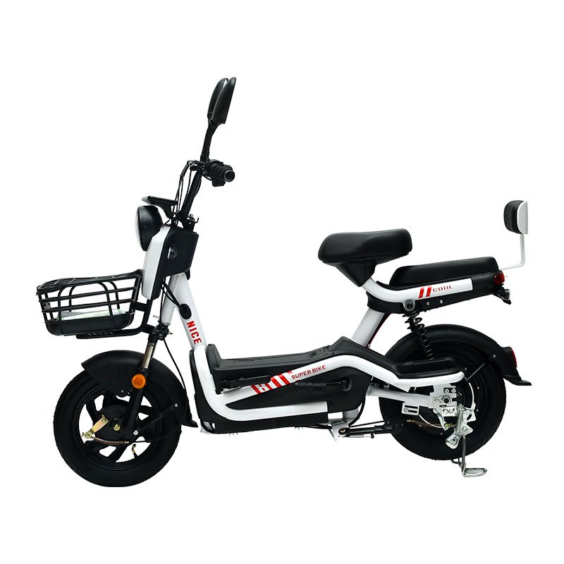 Electric City Bicycle LED Display 48V 350W Brushless Rear Hub Motor 60 km Range Smart Sensor Steel 50km Lead Acid Electric Bike