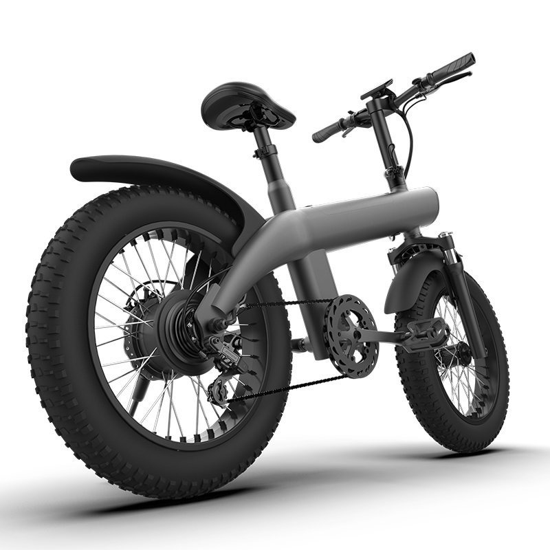 New Version 20inch Fat Tire 750w Motor Q3 All-terrain Off-road E Bike Bicycle Folding Electric Mountain Bike