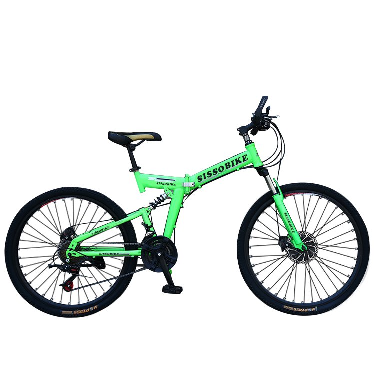 China new design cool 26 inch bike mountain full suspension frame folding bicycle mountain bike