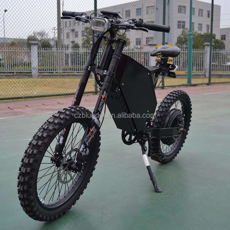 High Speed Fast E Mountain bike Enduro ebike ebike dual suspension powerful Bomber Electric Bike 72V 8000W for Sale