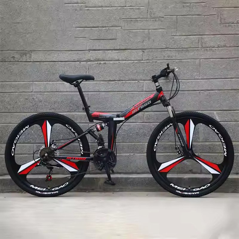 Tianjin factory hot sale 26 inch MTB bike 21 speed mountain bike full suspension folding bicycle with cheap price
